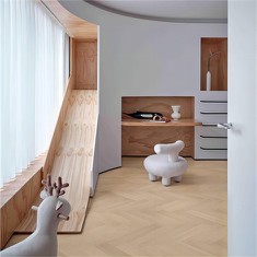 헤링본 오크재 바닥재